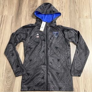 Adidas Marvel Black Panther Full Zip Hoodie Youth Size XL HM2742 $90 NWT